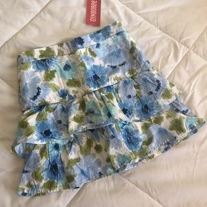 Gymboree Flower Ruffle Tiered Skirt